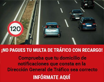 Domicilio notificación multas