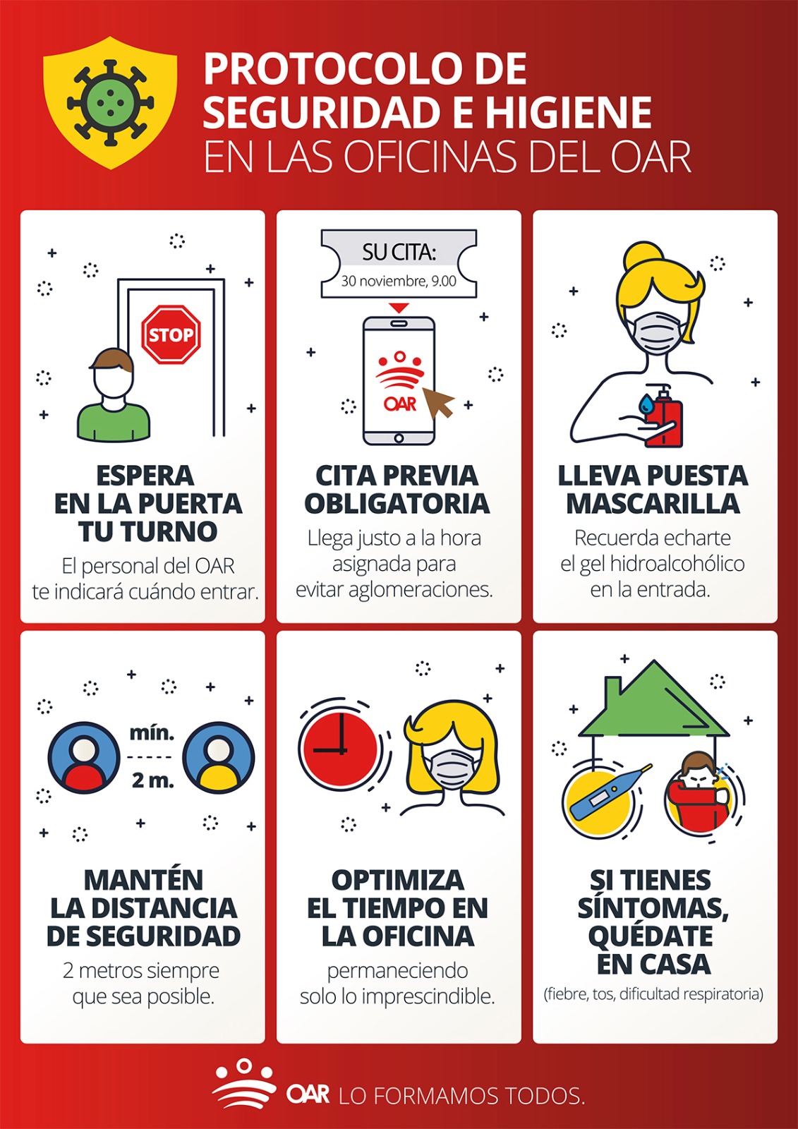 El OAR retoma la atención presencial en sus diecisiete oficinas repartidas por toda la provincia