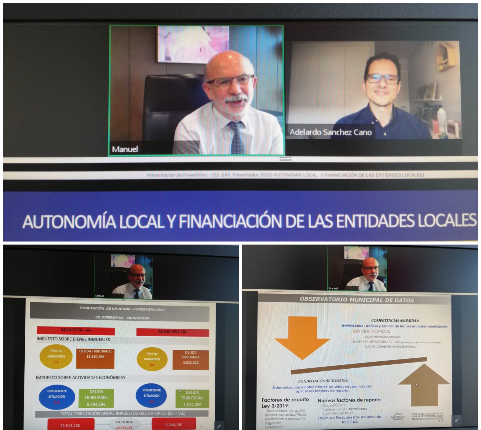 El Gerente del OAR ha participado en un Seminario sobre tributación y financiación de los Ayuntamientos.