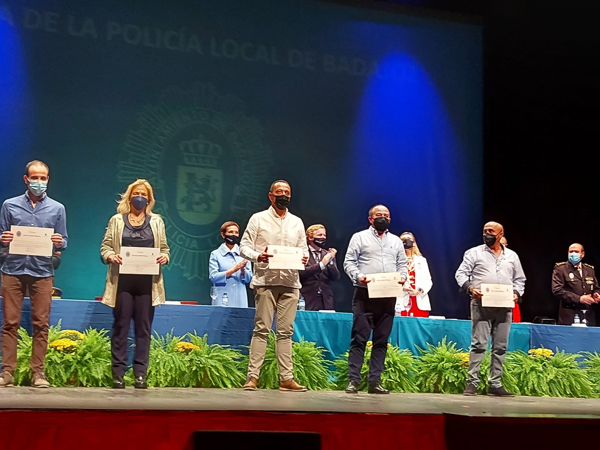 Distinguidos por la Policía Local de  Badajoz dos de nuestros empleados