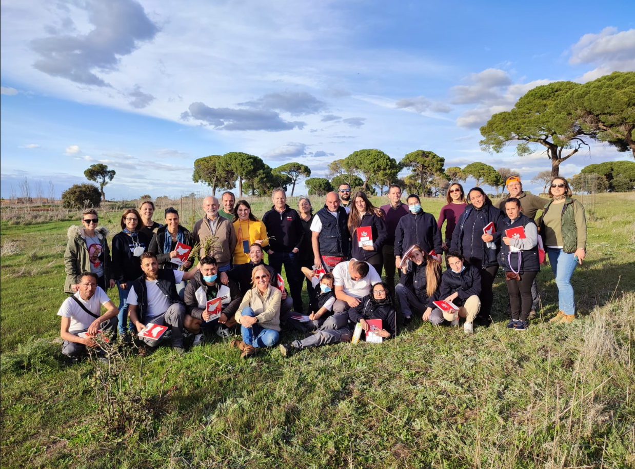  El OAR y la Fundación Sorapan de Rieros participan juntos en la reforestación de La Cocosa