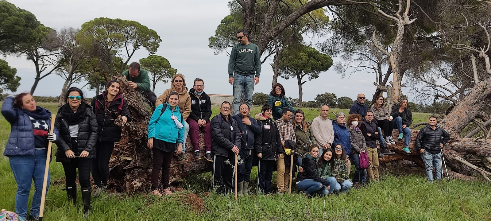 El OAR lleva a cabo su segunda reforestación con la participación de AEXPAINBA