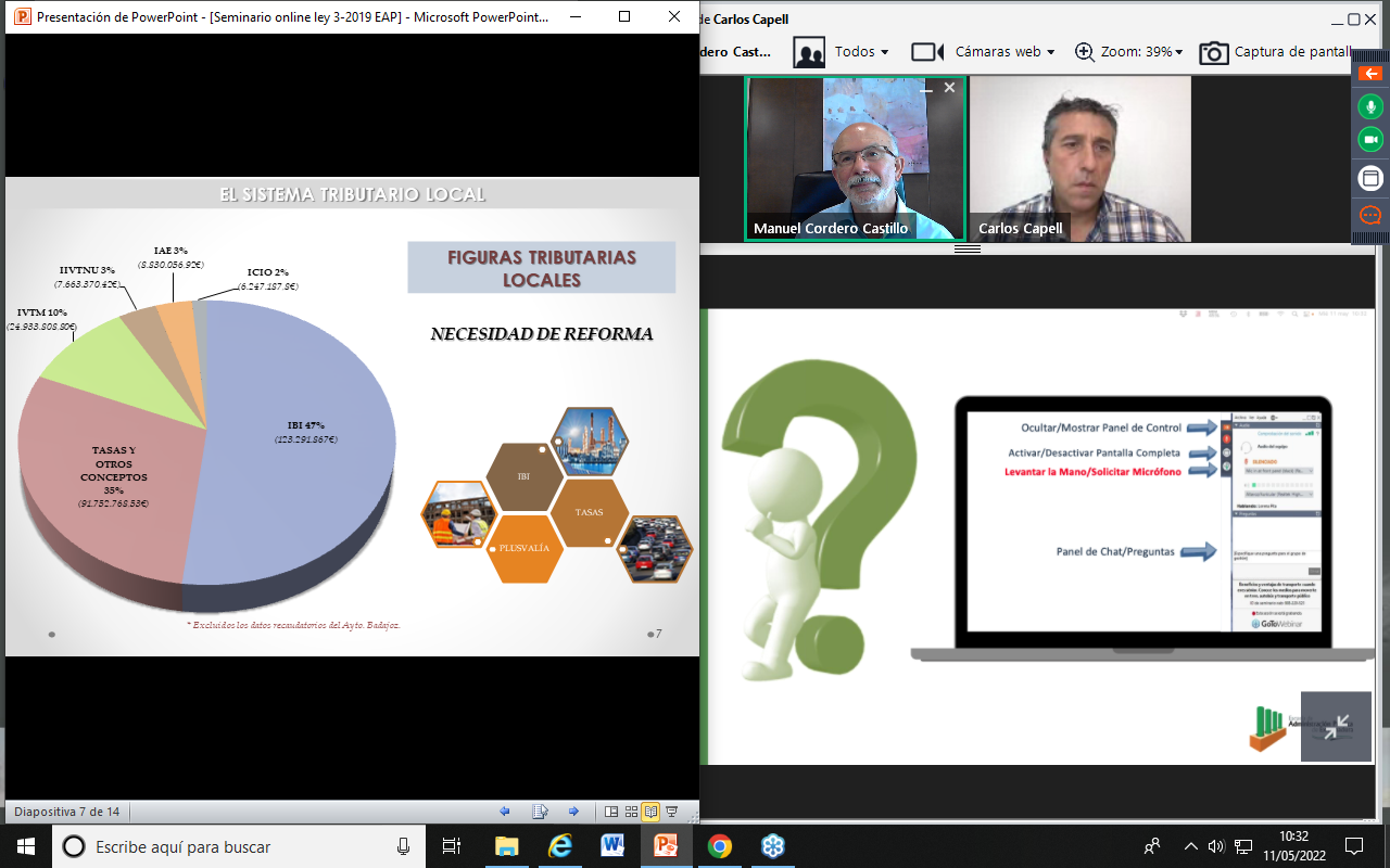 El Gerente del OAR ha participado en el “II Seminario de Autonomía Local y Financiación de las Entidades Locales de Extremadura” de la EAP