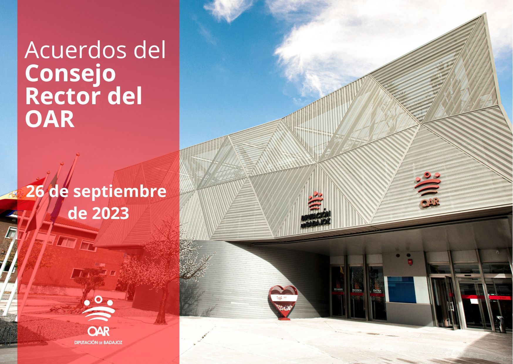 El OAR aprueba una nueva convocatoria de anticipos reintegrables a los ayuntamientos de la provincia, por 4.700.000 €