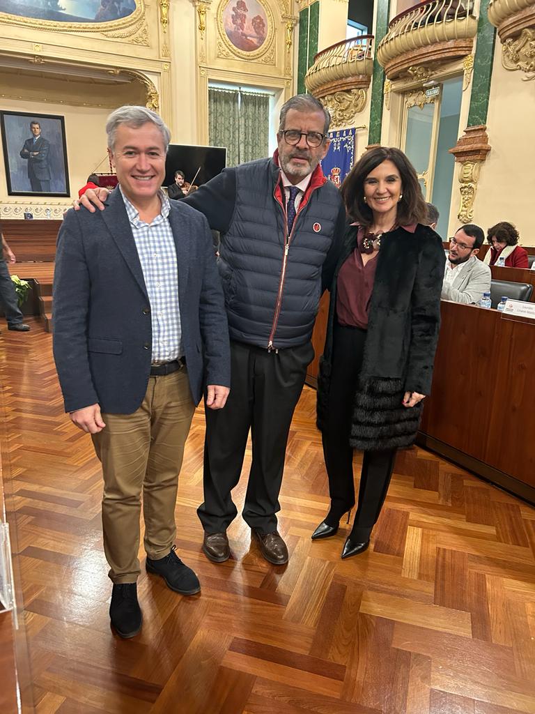 Homenaje de la Diputación al jubilado del OAR Francisco Javier Cruz Cancho, junto con el resto de jubilados en la Diputación en 2023