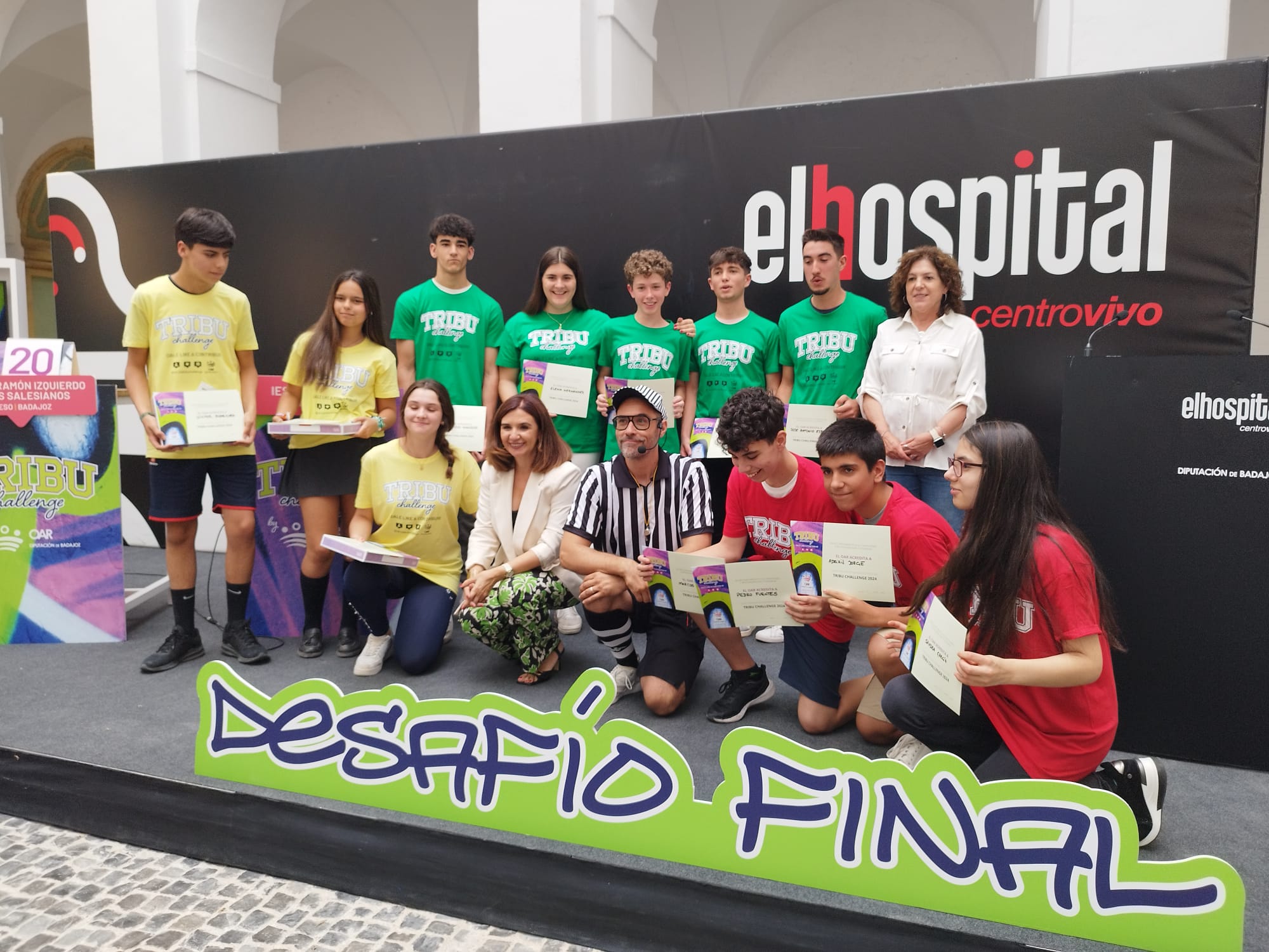 El Colegio Ramón Izquierdo de Badajoz ganó la primera edición de TRIBU CHALLENGE del OAR