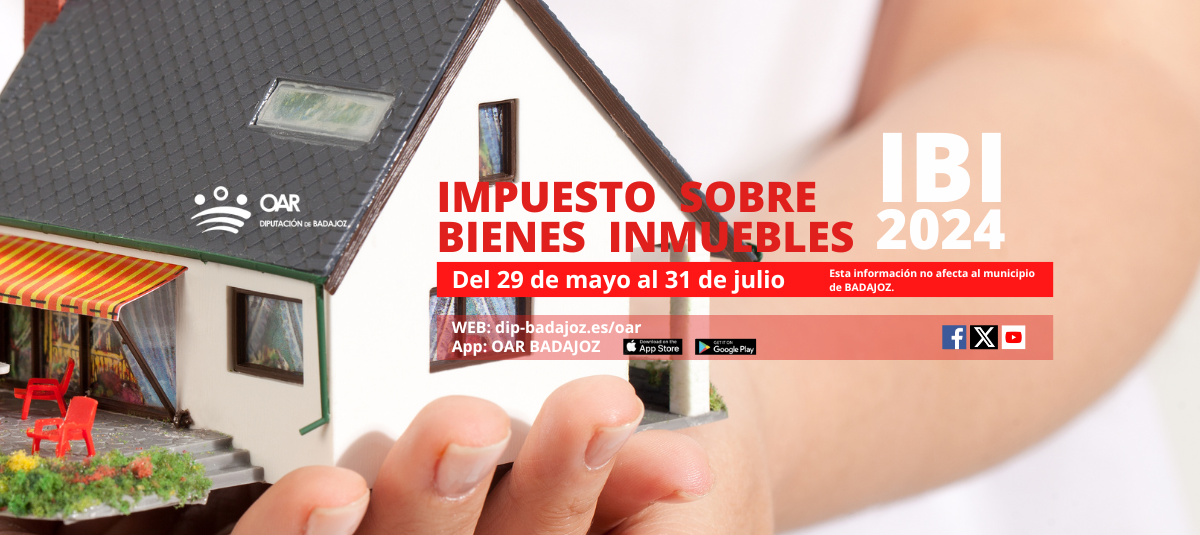 Abierto el periodo de pago del Impuesto sobre Bienes Inmuebles (IBI) hasta el 31 de julio