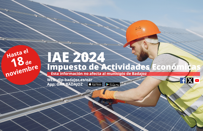 El 18 de noviembre finaliza el plazo de pago de las cuotas municipales del IAE, en toda la provincia