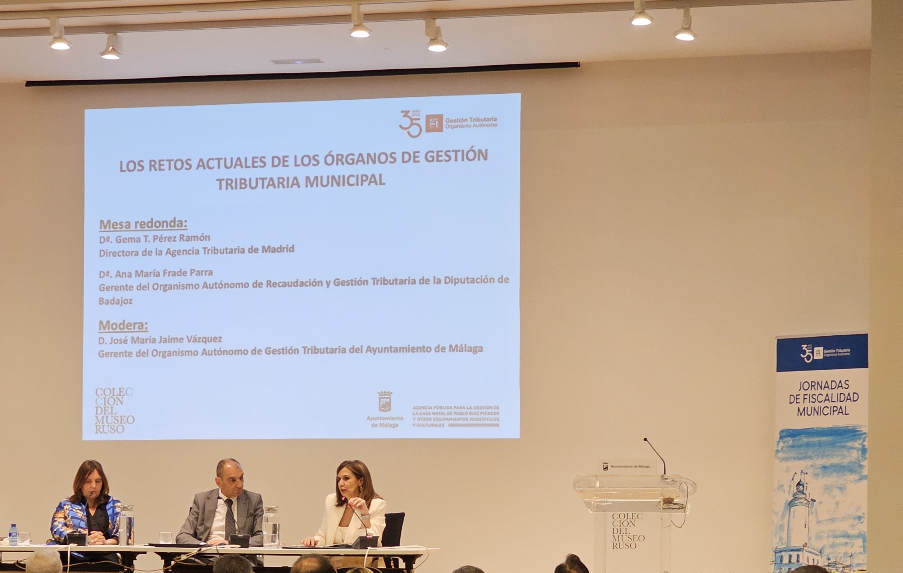 El OAR de la Diputación de Badajoz participa en las XII Jornadas de Fiscalidad Municipal organizadas por el Organismo de Gestión Tributaria del Ayuntamiento de Málaga
