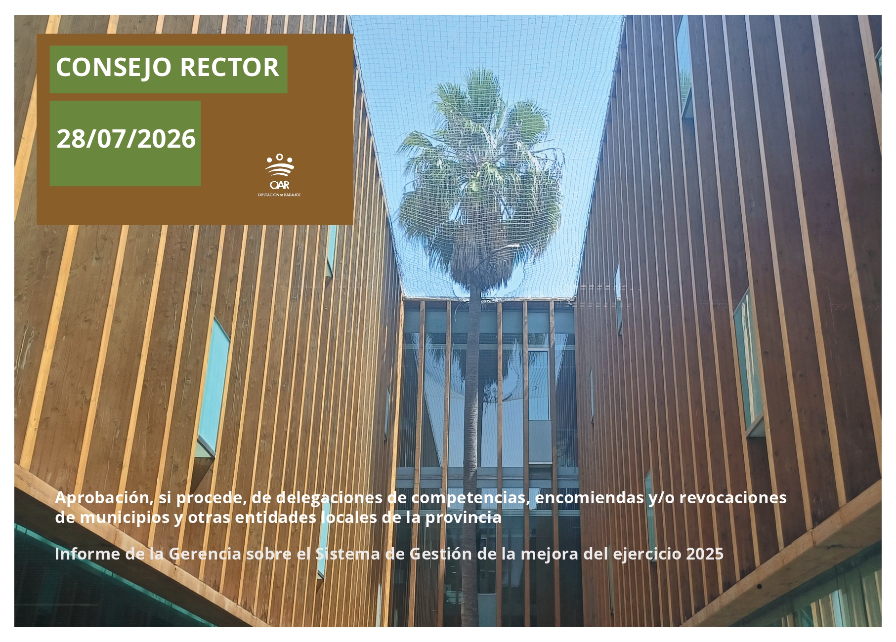 El Consejo Rector del OAR culmina el primer semestre con nuevos acuerdos para las entidades locales.